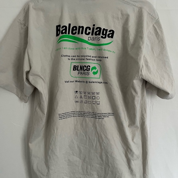 Balenciaga Recycle T shirt - Picture 2 of 2